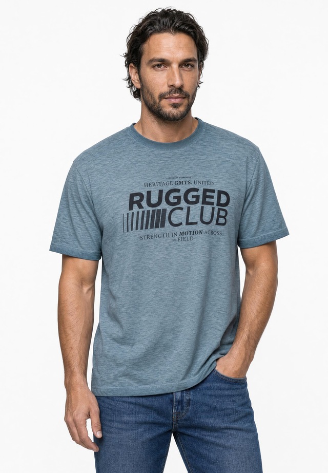 STREET ONE MEN T-Shirt aus reiner Baumwolle