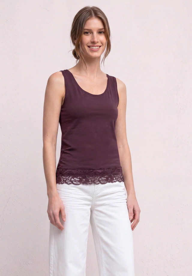 STREET ONE Spitzentop Jersey