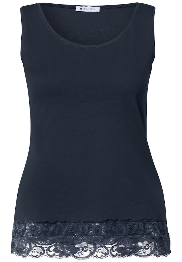 STREET ONE Spitzentop Jersey