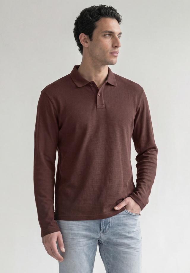 STREET ONE MEN Poloshirt im soften Baumwoll-Mix