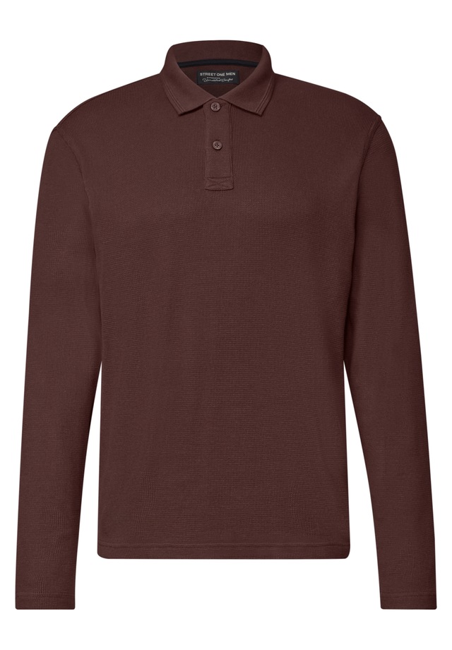 STREET ONE MEN Poloshirt im soften Baumwoll-Mix