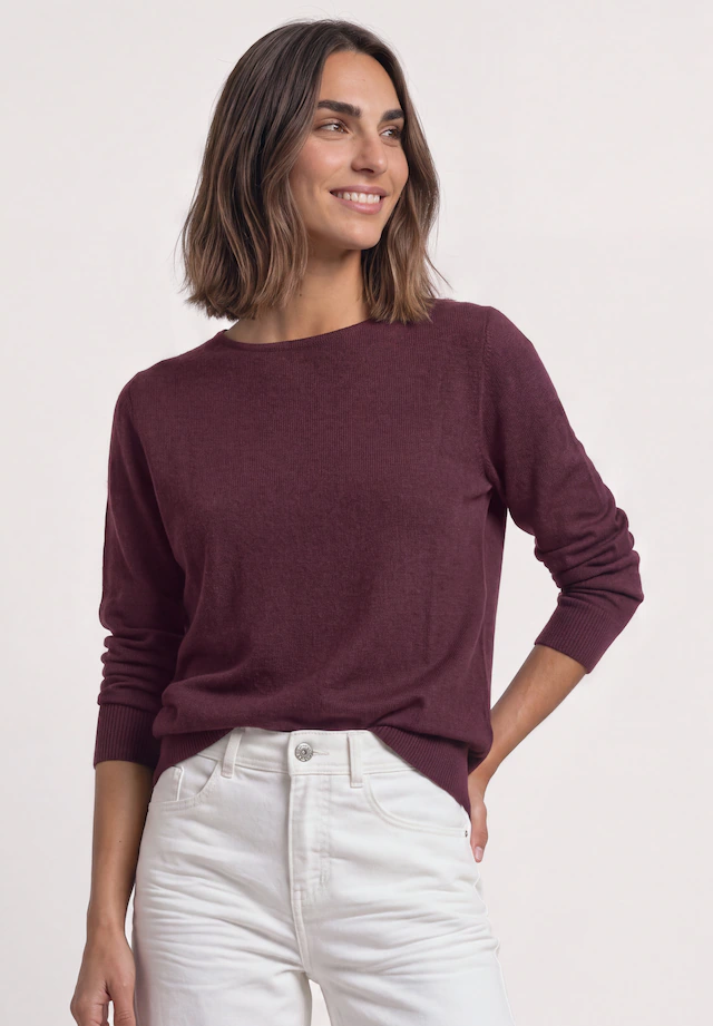 STREET ONE Strickpullover in Unifarbe