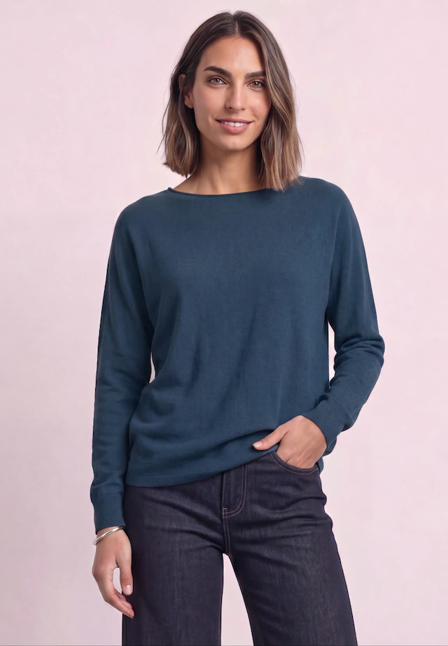 STREET ONE Strickpullover in Unifarbe