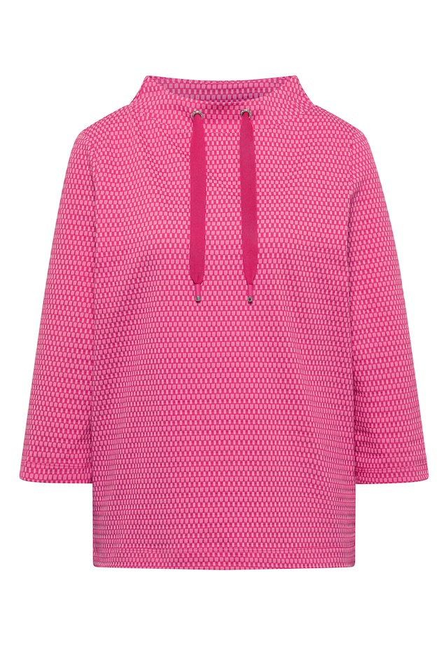 Cecil 3/4-Arm-Shirt aus softem Materialmix