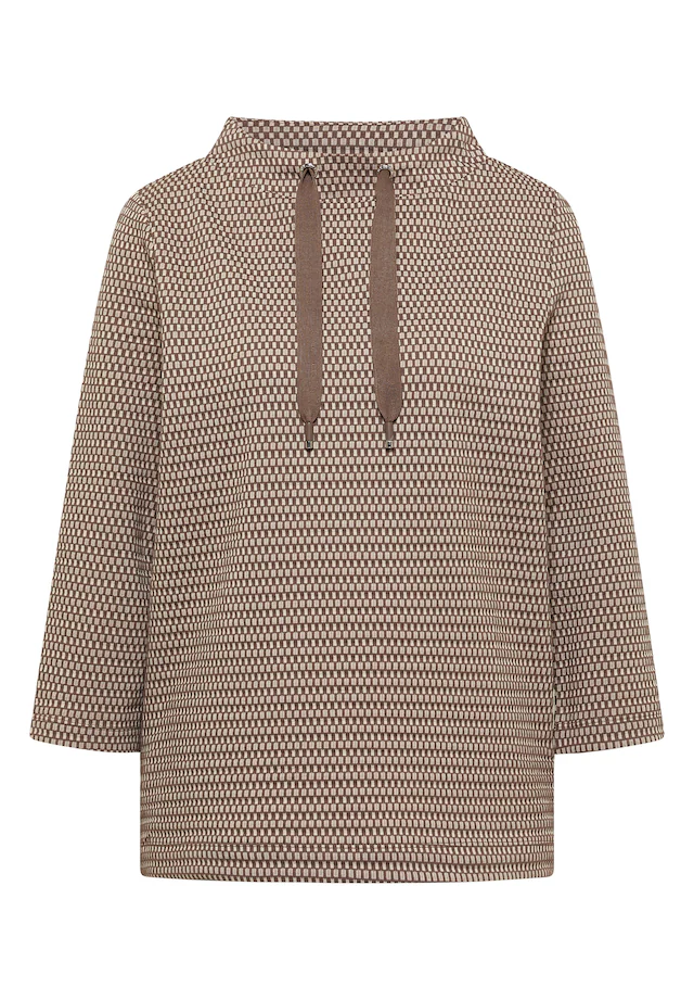 Cecil 3/4-Arm-Shirt aus softem Materialmix