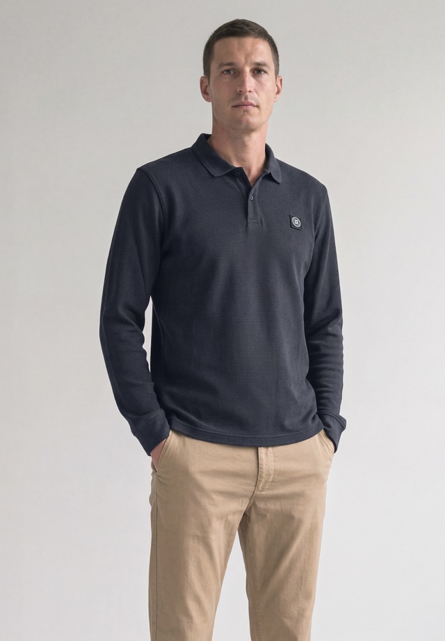 STREET ONE MEN Poloshirt im soften Baumwoll-Mix