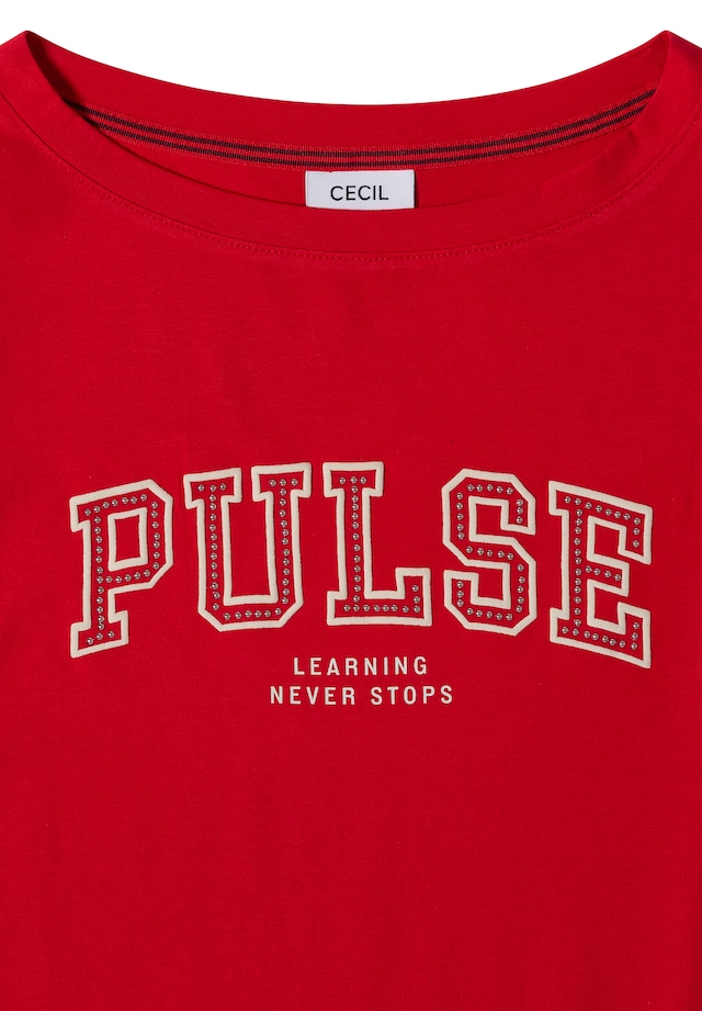 Cecil 3/4-Arm-Shirt aus softem Materialmix