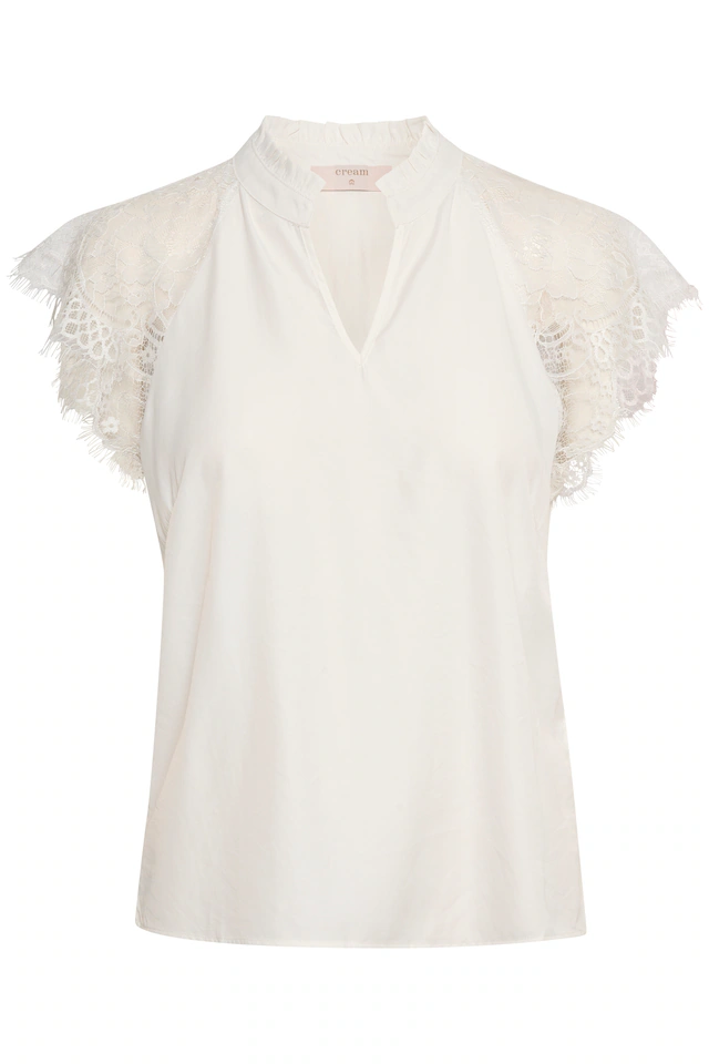 Cream Kurzarmbluse »Damen Bluse kurzarm CRNola«