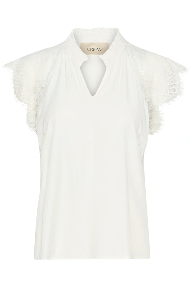 Cream Kurzarmbluse »Damen Bluse kurzarm CRNola«