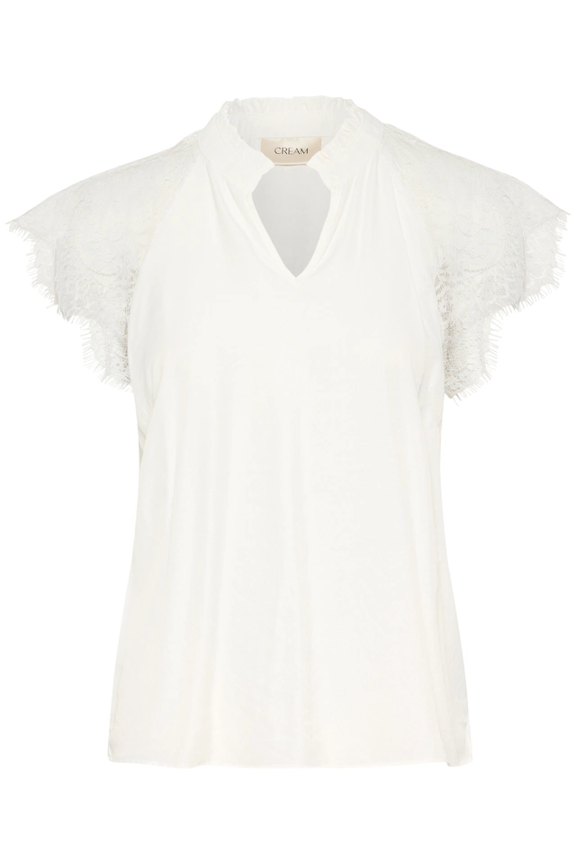 Cream Kurzarmbluse »Damen Bluse kurzarm CRNola«