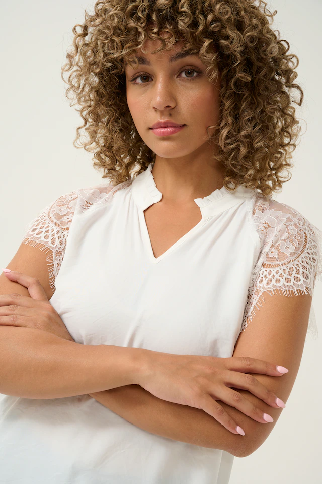 Cream Kurzarmbluse »Damen Bluse kurzarm CRNola«