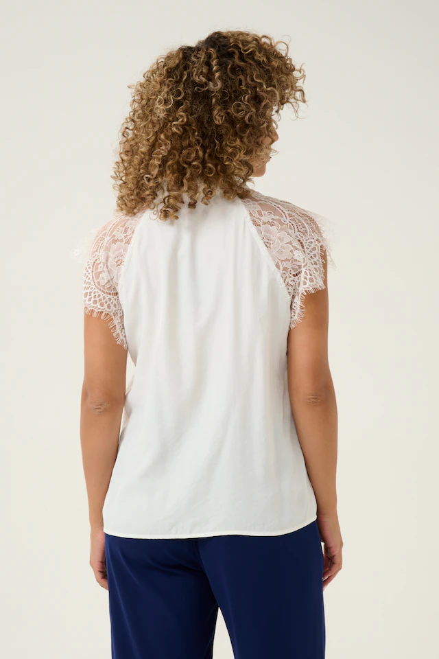 Cream Kurzarmbluse »Damen Bluse kurzarm CRNola«