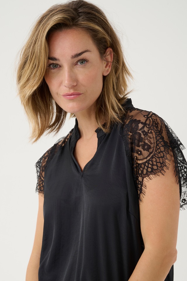 Cream Kurzarmbluse »Damen Bluse kurzarm CRNola«