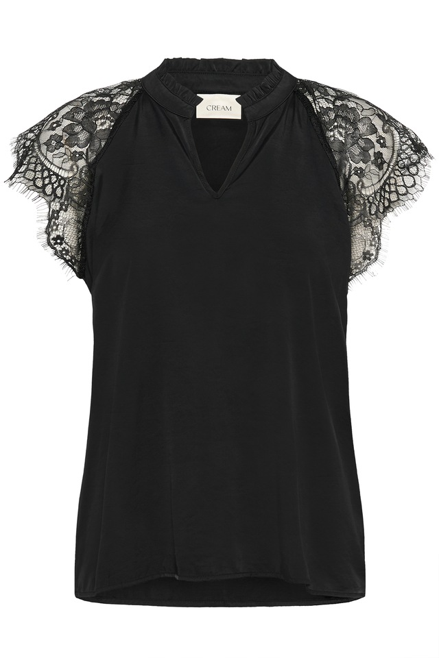 Cream Kurzarmbluse »Damen Bluse kurzarm CRNola«