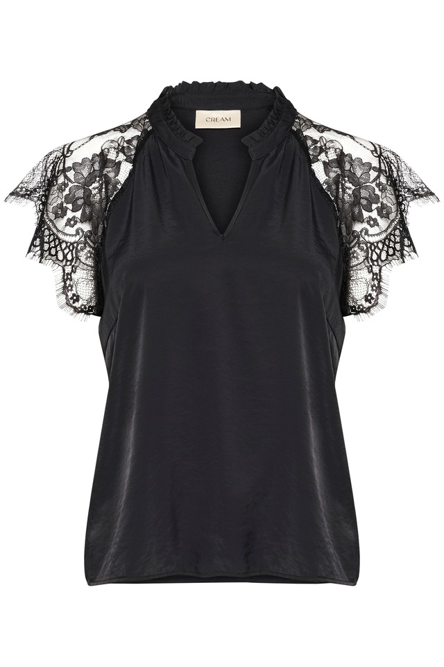 Cream Kurzarmbluse »Damen Bluse kurzarm CRNola«