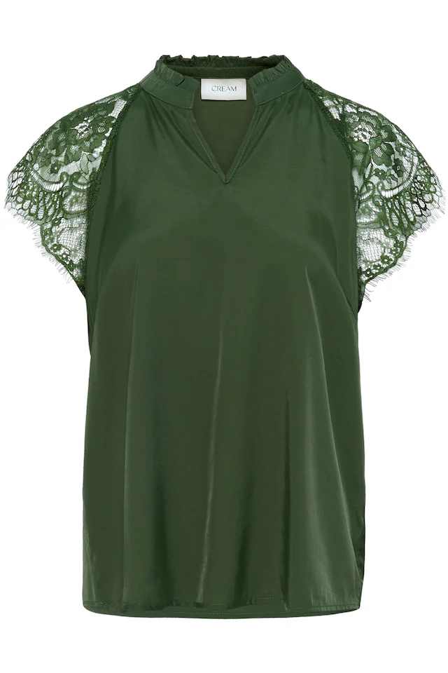 Cream Kurzarmbluse »Damen Bluse kurzarm CRNola«