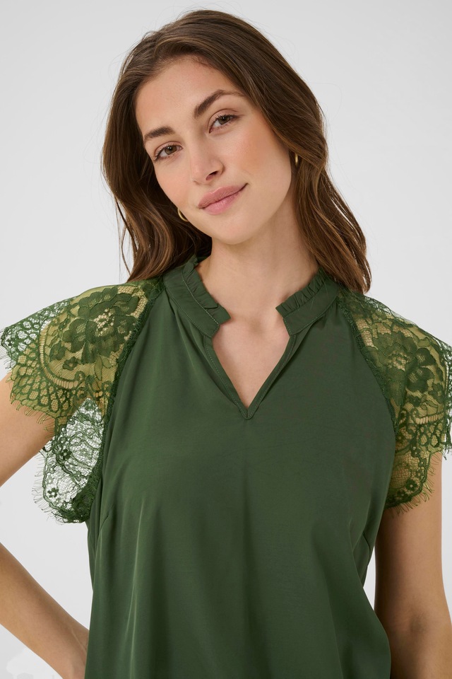 Cream Kurzarmbluse »Damen Bluse kurzarm CRNola«