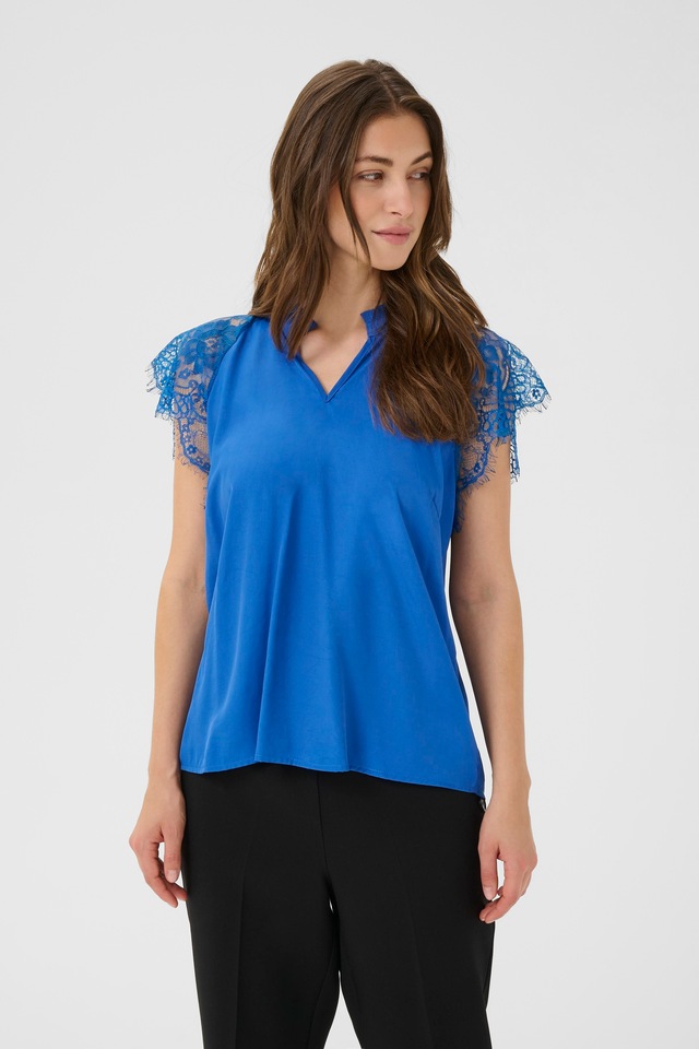 Cream Kurzarmbluse »Damen Bluse kurzarm CRNola«