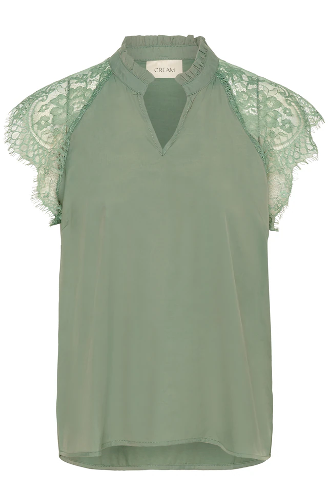 Cream Kurzarmbluse »Damen Bluse kurzarm CRNola«