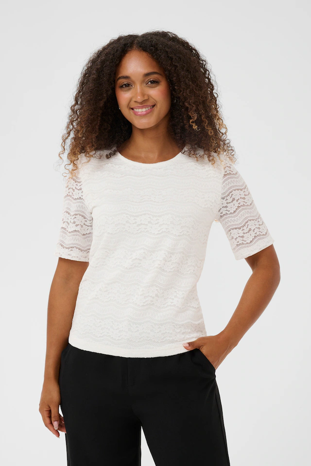 Cream Kurzarmbluse »Damen Bluse kurzarm CRLirina«