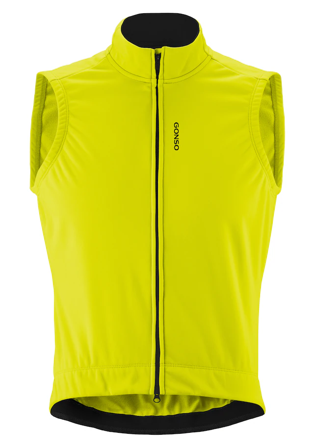 Gonso Funktionsweste »Road Vest Softshell« atmungsaktive Unisex Weste aus Softshell Material, Tight Fit