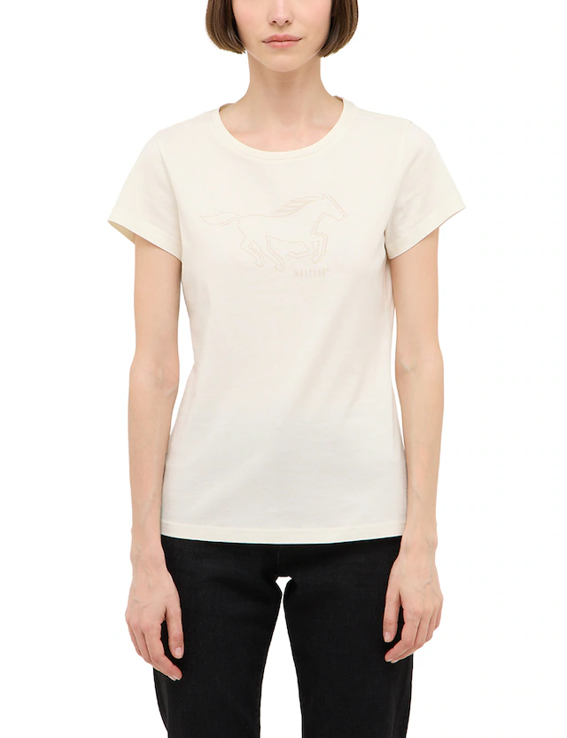 MUSTANG Kurzarmshirt »Damen Style Loa«
