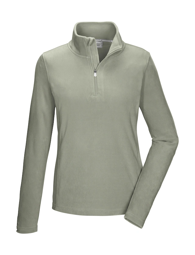 Killtec Fleeceshirt »KSW 99 WMN FLC SHRT« Fleeceshirt mit Stehkragen, Reißverschluss, Kinnschutz