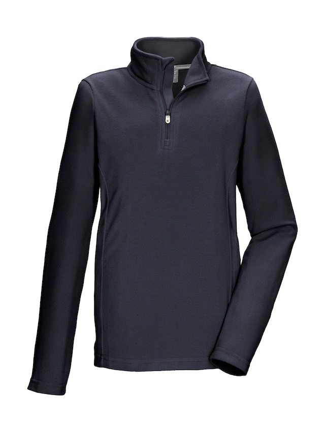 Killtec Fleeceshirt »KSW 138 GRLS FLC SHRT« Schnelltrocknendes Kids Fleeceshirt mit Kinnschutz-Reißverschluss