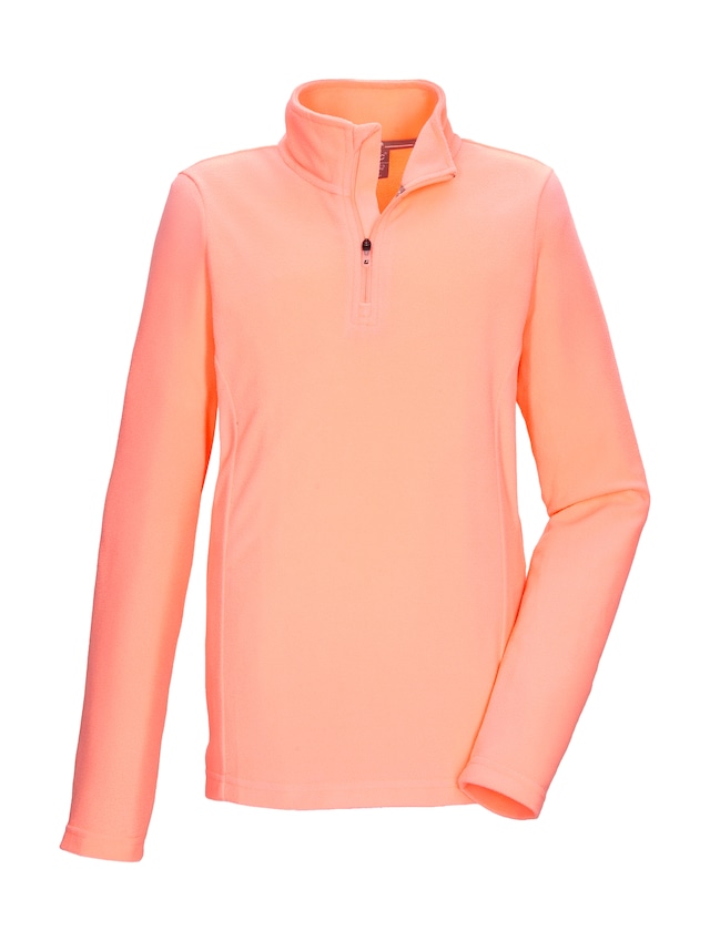 Killtec Fleeceshirt »KSW 138 GRLS FLC SHRT« Schnelltrocknendes Kids Fleeceshirt mit Kinnschutz-Reißverschluss