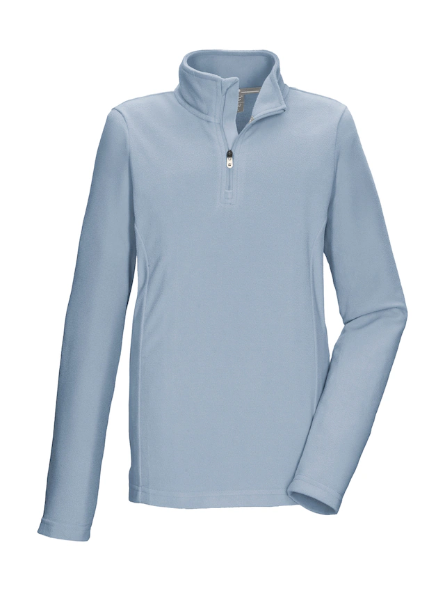 Killtec Fleeceshirt »KSW 138 GRLS FLC SHRT« Schnelltrocknendes Kids Fleeceshirt mit Kinnschutz-Reißverschluss