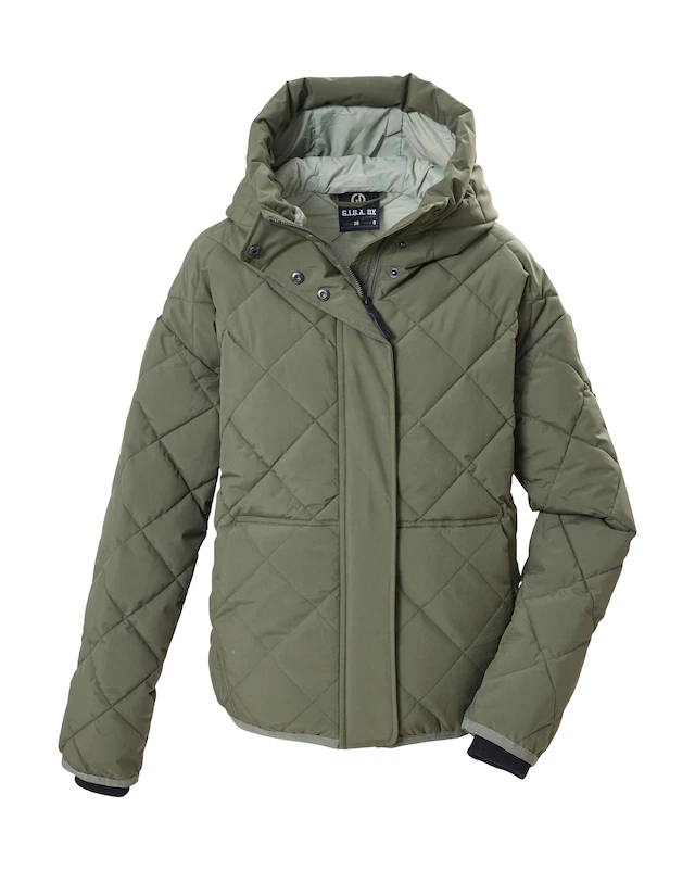 G.I.G.A. DX by killtec Steppjacke »GW 27 WMN QLTD JCKT« Wasserabweisende Damen Steppjacke mit regulierbarer Kapuze