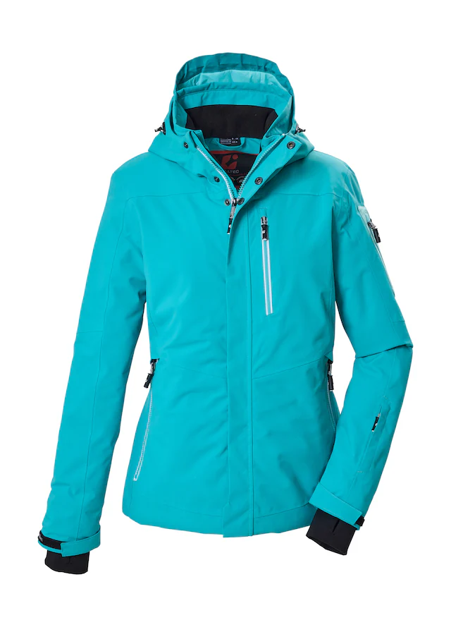 Killtec Skijacke »KSW 228 WMN SKI JCKT« Wind- und wasserdichte Skijacke mit regulierbarer Kapuze