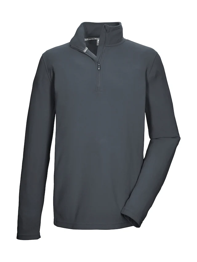Killtec Fleeceshirt »KSW 100 MN FLC SHRT« Fleeceshirt mit Stehkragen, warm, Reißverschluss, Kinnschutz
