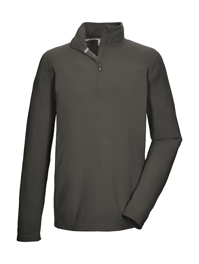 Killtec Fleeceshirt »KSW 100 MN FLC SHRT« Fleeceshirt mit Stehkragen, warm, Reißverschluss, Kinnschutz