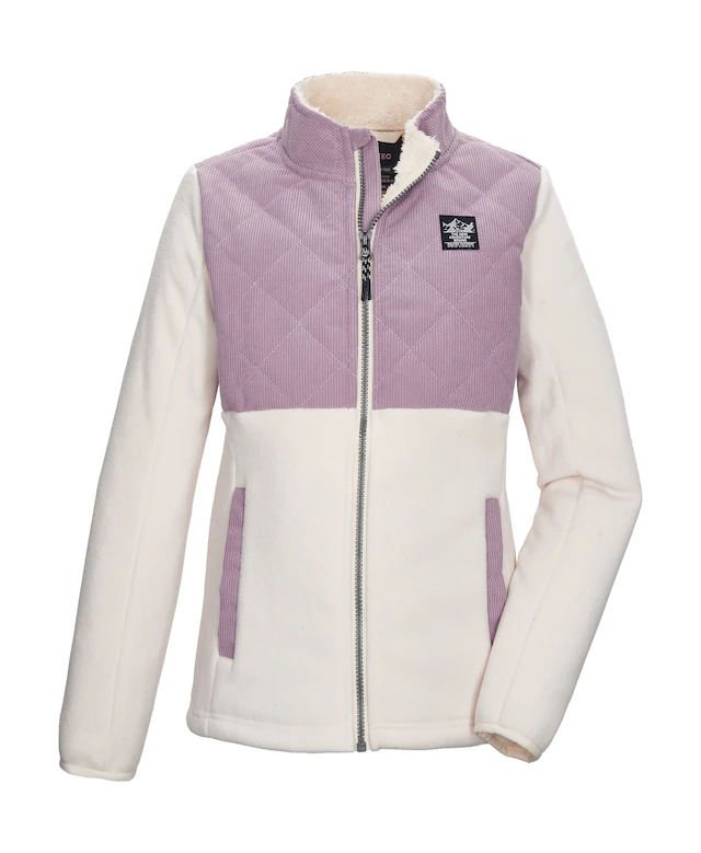 Killtec Fleecejacke »KOW 166 GRLS FLC JCKT« Fleecejacke mit Kord, Teddyfleece, Kinnschutz, Taschen