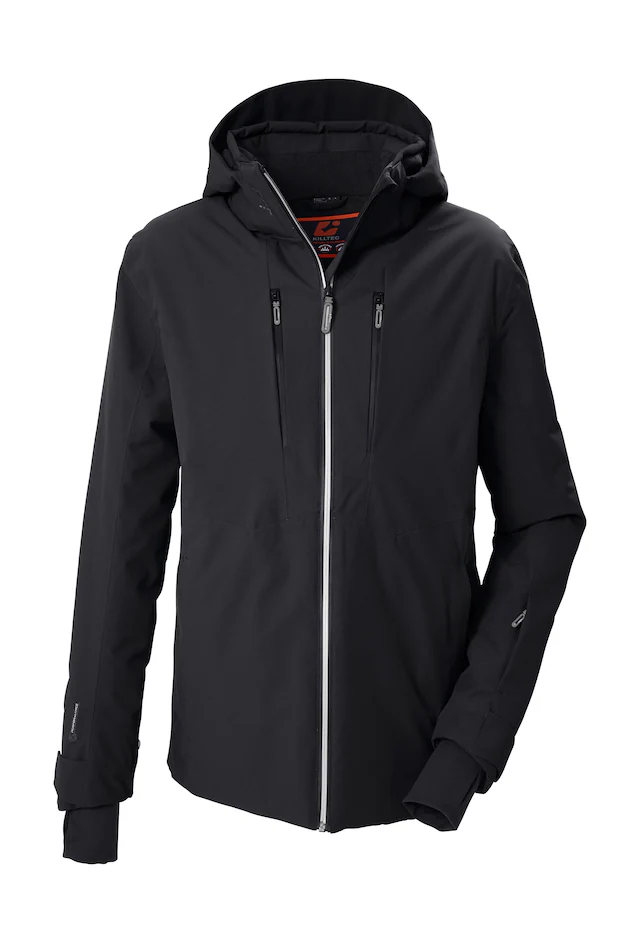 Killtec Skijacke »KSW 60 MN SKI JCKT« Wasserdichte Skijacke mit abnehmbarer Kapuze und Schneefang