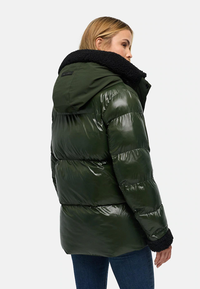 Navahoo Winterjacke »Herzschmelz 14« mit Kapuze Warme Damen Jacke mit Teddy-Kunstfell Details