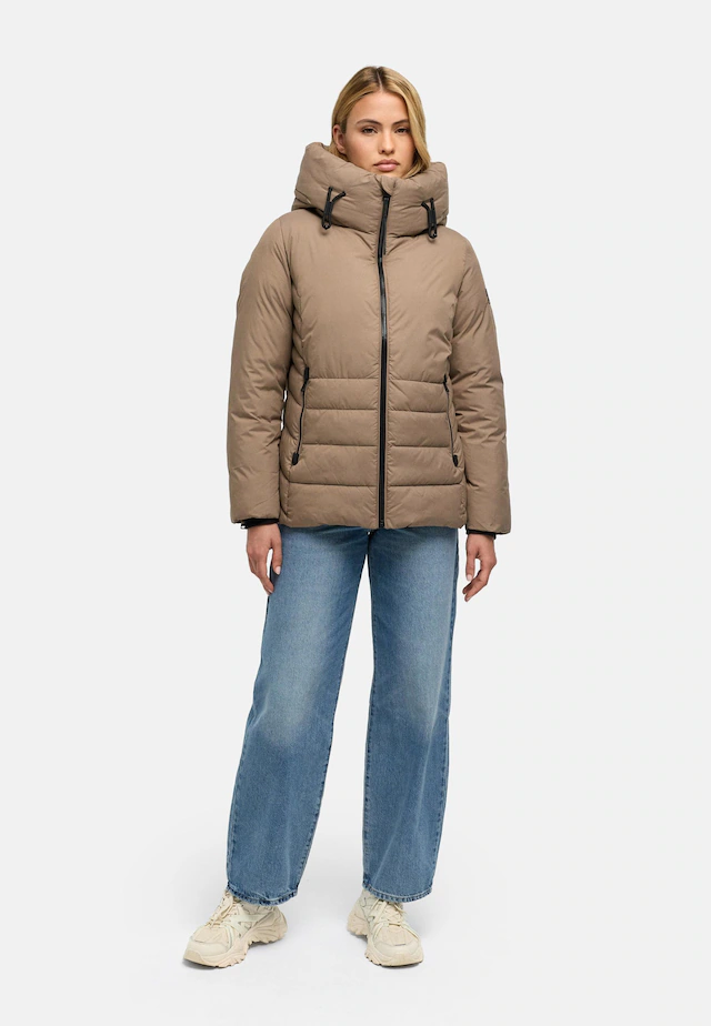 Navahoo Outdoorjacke »Waldengel XIV« mit Kapuze Damen Winter Steppjacke mit Kapuze und Kordelzug