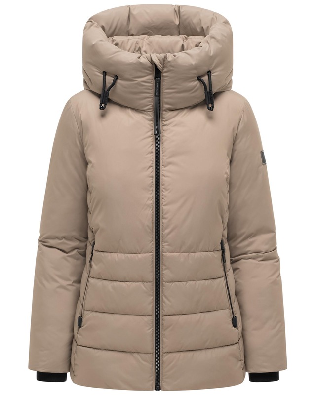 Navahoo Outdoorjacke »Waldengel XIV« mit Kapuze Damen Winter Steppjacke mit Kapuze und Kordelzug
