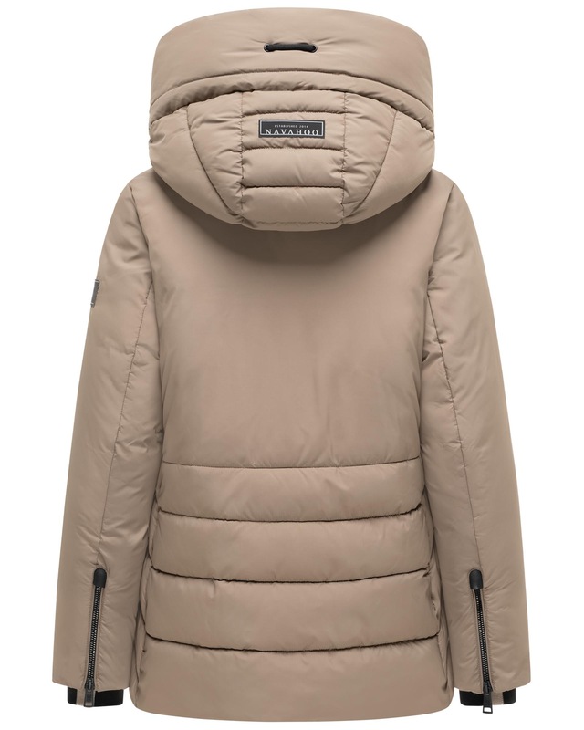 Navahoo Outdoorjacke »Waldengel XIV« mit Kapuze Damen Winter Steppjacke mit Kapuze und Kordelzug