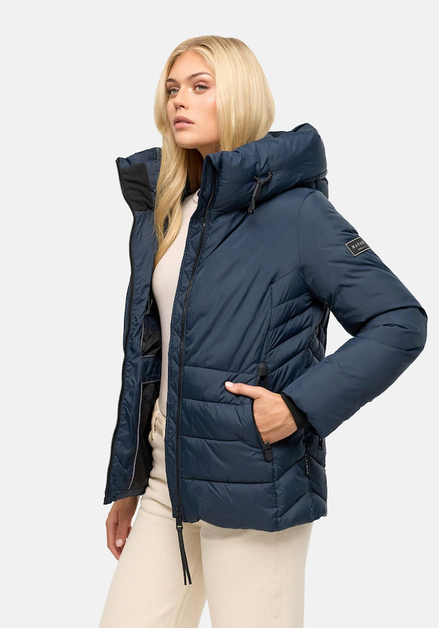 Navahoo Outdoorjacke »Waldengel XIV« mit Kapuze Damen Winter Steppjacke mit Kapuze und Kordelzug