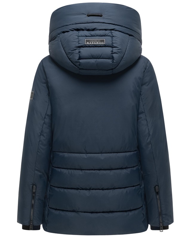 Navahoo Outdoorjacke »Waldengel XIV« mit Kapuze Damen Winter Steppjacke mit Kapuze und Kordelzug