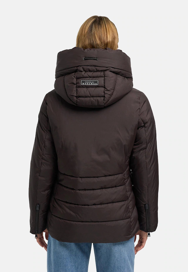Navahoo Outdoorjacke »Waldengel XIV« mit Kapuze Damen Winter Steppjacke mit Kapuze und Kordelzug