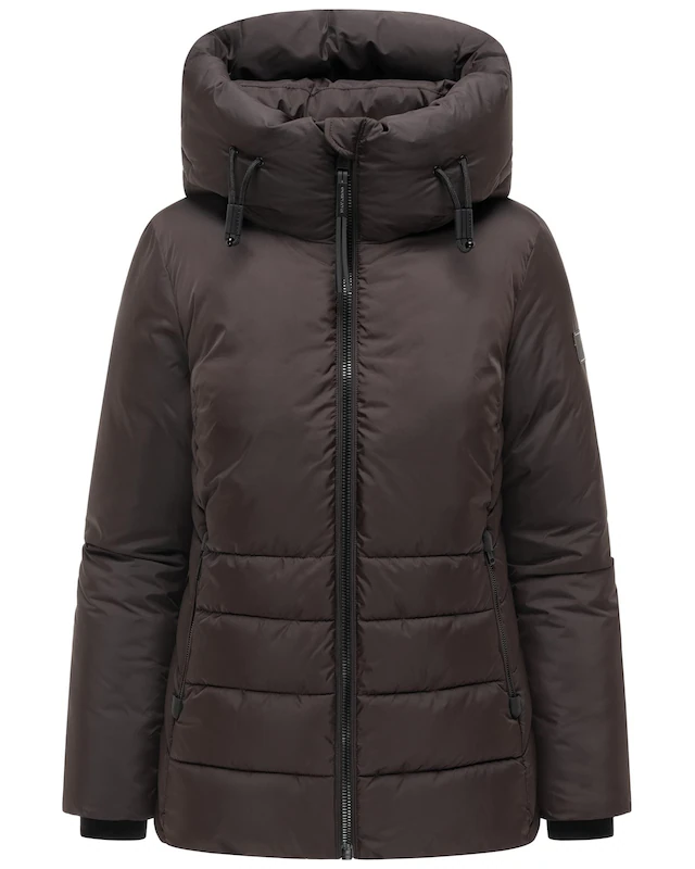 Navahoo Outdoorjacke »Waldengel XIV« mit Kapuze Damen Winter Steppjacke mit Kapuze und Kordelzug
