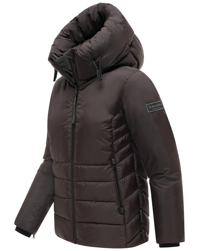 Navahoo Outdoorjacke »Waldengel XIV« mit Kapuze Damen Winter Steppjacke mit Kapuze und Kordelzug