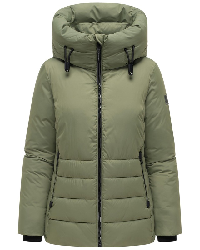 Navahoo Outdoorjacke »Waldengel XIV« mit Kapuze Damen Winter Steppjacke mit Kapuze und Kordelzug