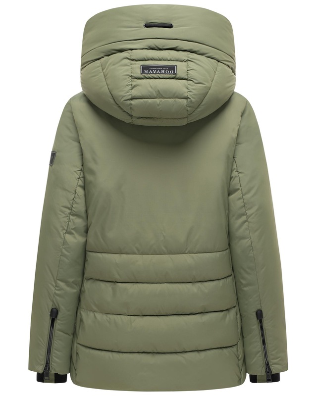 Navahoo Outdoorjacke »Waldengel XIV« mit Kapuze Damen Winter Steppjacke mit Kapuze und Kordelzug