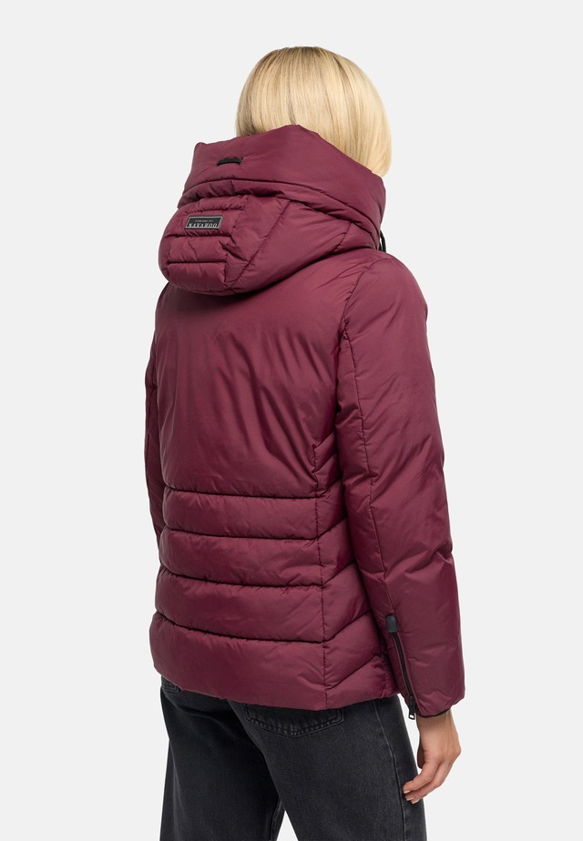 Navahoo Outdoorjacke »Waldengel XIV« mit Kapuze Damen Winter Steppjacke mit Kapuze und Kordelzug