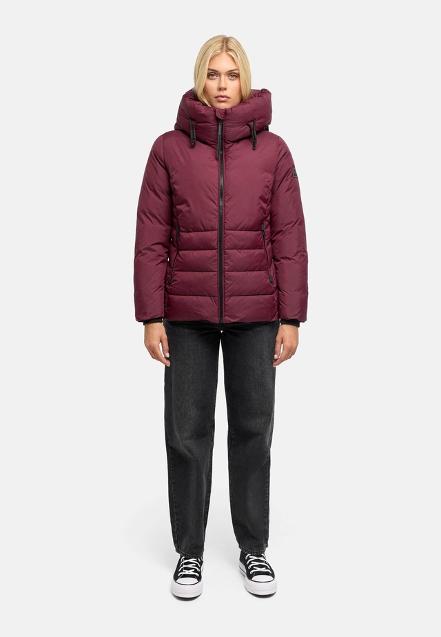 Navahoo Outdoorjacke »Waldengel XIV« mit Kapuze Damen Winter Steppjacke mit Kapuze und Kordelzug
