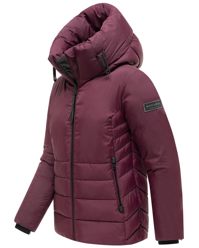 Navahoo Outdoorjacke »Waldengel XIV« mit Kapuze Damen Winter Steppjacke mit Kapuze und Kordelzug